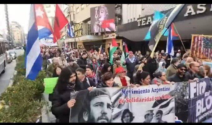 "The blockade against Cuba is an act of state terrorism against an entire people"