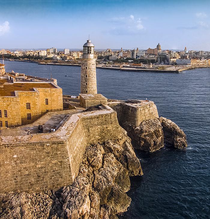 El Castillo de los Tres Reyes Magos del Morro is one of the oldest and best preserved buildings in the Americas. The lighthouse was added during the 19th century.
