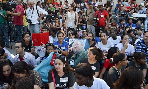 Cuban youth mobilize against injustice.