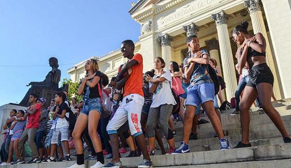Cuban youth mobilize against injustice.