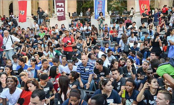 Cuban youth mobilize against injustice.