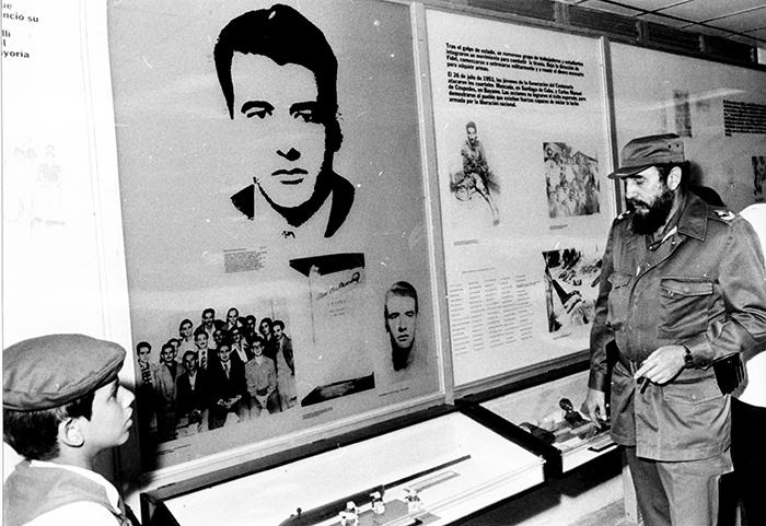 Comandante en Jefe Fidel Castro Ruz inaugurating the Ernesto Che Guevara Central Pioneers Palace on July 15, 1979. 