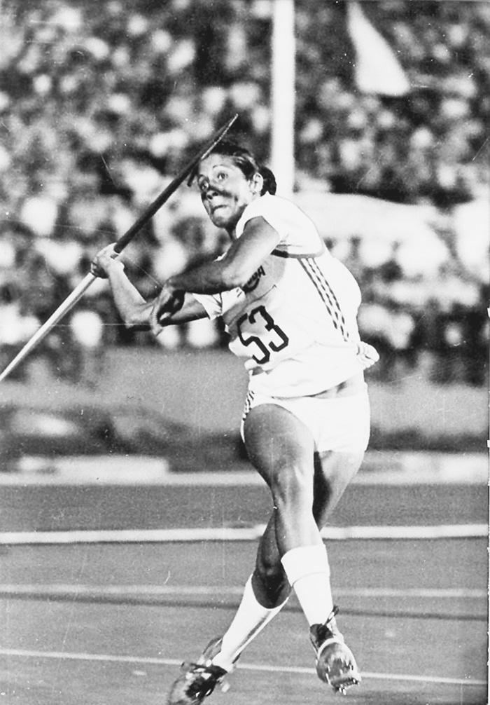 Javelin thrower María Caridad Colón became the first Latin American woman to win an Olympic gold medal in Moscow 1980.
