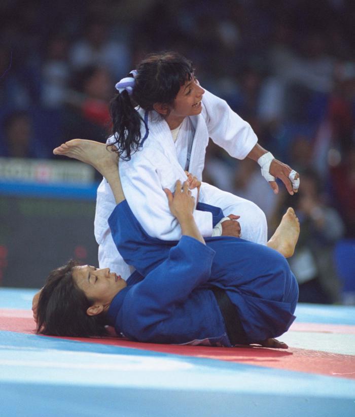 Legna Verdecia (Judo, 52kg) won the Cuban team’s first gold medal during the Sydney 2000 Games.