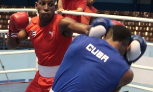 Andy Cruz (left) and Kevin Brown, during the 2016 Giraldo Córdova Cardín Tournament.