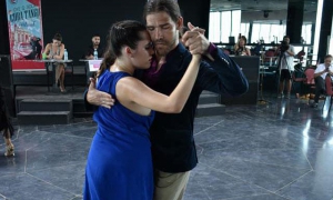 Irma Beatriz Peniche and Enrique Guisado, a Cuban couple competes in World Tango Festival and Championships in Buenos Aires.