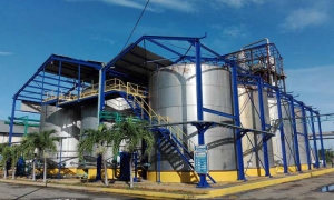 A distillery completes a productive cycle in the sugar industry.