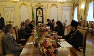 President of the Republic of Cuba Miguel Díaz-Canel Bermúdez met with Patriarch Kirill in Moscow.