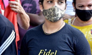 The chants of “Down with imperialism! We need another world,” at the Trillo Park rally, make more sense now than ever. Photo: Juvenal Balán
