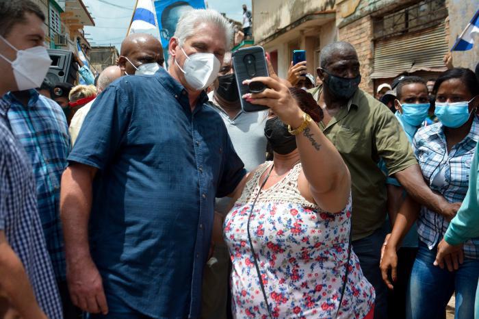 San Antonio de los Baños: Whatever it takes, Díaz-Canel!