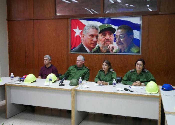 Cuban president visits thermoelectric power plant in western Cuba