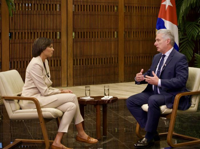 entrevista Díaz Canel